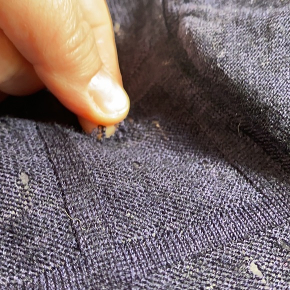 GUC Just Cavalli Purple Turtleneck open weave - Picture 11 of 13